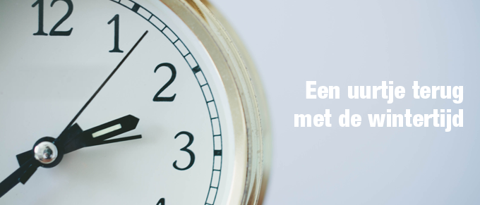 Een uurtje terug met de wintertijd